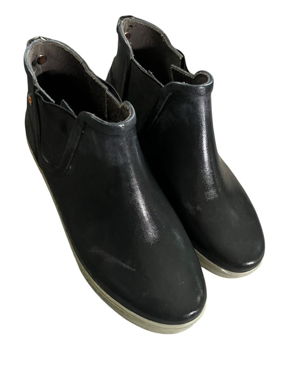 Bogs Black Ankle Rain Booties